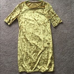 Gold Velvet Top, super soft